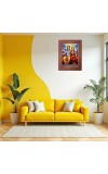 Lord Ram Lord Hanuman Photo Frame Religious Wall & Table Decor Frame | Lord Ram Lord Hanuman Spiritual Photo Frame For Home, Temple & Office | Decorative Hindu God & Goddess Frame (Pack