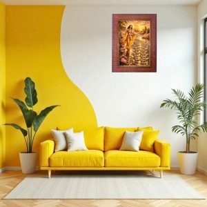 Paramahansa Yogananda Photo Frame Religious Wall & Table Decor Frame | Paramahansa Yogananda Spiritual Photo Frame For Home, Temple & Office | Decorative Hindu God & Goddess Frame (Pack