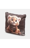 Home Beautiful Grey Microfiber Cushion