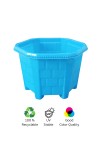 HiTechMart Small Flower Pots (5 H x 6 W) - Decorative Planters for Indoor & Outdoor Use - Perfect for Succulents, Herbs, and Small Plants (Sky)