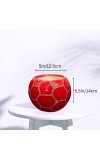 Red Ceramic Flower Pot for Indoor Plants | Handcrafted Decorative Plant Pot for Home, Office & Table Decor (only Pot)