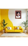Maa Gauri Photo Frame 17X21 Inch Religious Wall & Table Decor Frame | Maa Gauri Spiritual Photo Frame For Home, Temple & Office | Decorative Hindu God & Goddess Frame (Pack Of 1) (F18335)