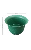 HitechMart Large Flower Pots (8''H x 10''W) – Stylish Planters for Indoor & Outdoor Plants, Succulents, and Herbs