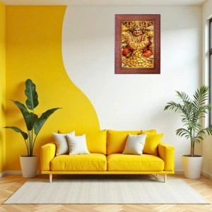 Lord Varuna Photo Frame 17X21 Inch Religious Wall & Table Decor Frame | Lord Varuna Spiritual Photo Frame For Home, Temple & Office | Decorative Hindu God & Goddess Frame (Pack Of 1) (F18370)