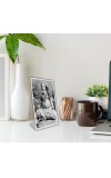 Car Desk/Table Top BijoyKrishna Goswami Acrylic L-Style Photo Stand - 2.5x3.5 Inches, Compact And Stylish Spiritual Display (F6730)