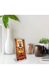 Car Desk/Table Top Jai Jagannath Acrylic L-Style Photo Stand - 2.5x3.5 Inches, Compact And Stylish Spiritual Display (F6655)