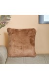 Home Beautiful Brown Velvet Cushion
