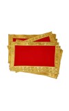 Velvet Pooja Cloth | Bhakti Lehar, Plain Altar Cloth for God Idols, Home Mandir, Temple and Pooja Ghar (10X6)