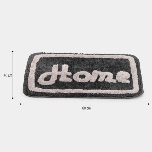 Home Beautiful Anti-Skid Polyester Bath Mat, Set of 2