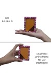 Hitech Sales Mini Decorative Baba Lokenath Photo Frame with Designing Border Religious Gift for Home, Office Décor and Card dasboard Small Temple Idol Frame for Worship (6 x 8 cm – 1 Pcs)