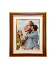 HiTechMart Polystyrene Photo Frame 9x11 Inch with Gold Trim Tabletop Picture Frame for Home Decor, Family Portraits, Wedding & Office