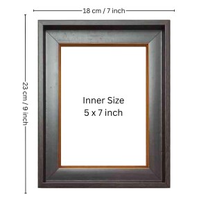 HiTechMart Dark Polystyrene 7x9 Picture Frame Wooden Photo Frame with Glass Front Decorative Frame for Tabletop Display Ideal for Wedding, Family, or Office Décor HiTechMart Dark Polystyrene 7x9 Picture Frame Wooden Photo Frame with Glass Front Decorative Frame for Tabletop Display Ideal for Wedding, Family, or Office Décor
