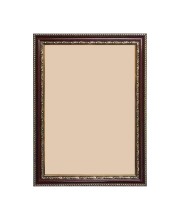 Elegant Brown & Golden Decorative Photo Frame for Wall & Table | Empty Picture Frame for Painting, Certificate, Poster, or Photo Display | Classic Vintage Look – Durable Synthetic Wood Finish