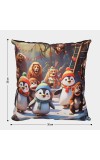 Home Beautiful Multicolour Polyester Cushion