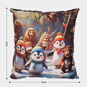 Home Beautiful Multicolour Polyester Cushion