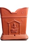 Plastic Tulsi Pot for Home | Durable & Weatherproof | Traditional Planter for Holy Basil (Tulsi) | Indoor & Outdoor Use | Decorative Plant Pot (Medium)