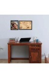 Hitech Sales Sweet Gopal Printed Photo and Polystyrene Photo Frame for Pooja Room, Temple Decor, Home Decoration and Gifting (Wall and Tabletop, Rectangular, 7.12 x 9.12 inches Frame, Black)