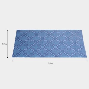 Home Beautiful Blue PVC Floor Mat