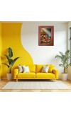 Lord Krishna Photo Frame Religious Wall & Table Decor Frame | Lord Krishna Spiritual Photo Frame For Home, Temple & Office | Decorative Hindu God & Goddess Frame (Pack Of 1) (F18175)