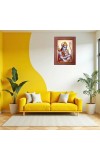 Lord Krishna Photo Frame 21X25 Inch Religious Wall & Table Decor Frame | Lord Krishna Spiritual Photo Frame For Home, Temple & Office | Decorative Hindu God & Goddess Frame (Pack Of 1) (F18085)