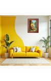 Mata Ganga Photo Frame 17X21 Inch Religious Wall & Table Decor Frame | Mata Ganga Spiritual Photo Frame For Home, Temple & Office (F18229X17X21)