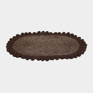 Home Beautiful Brown Polyester Door Mat