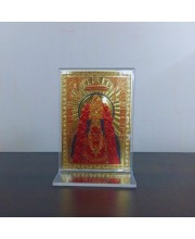 Hitech Sales Gold-Plated Maa Tara Religious Acrylic Photo Frame Hindu God and Goddess Temple Art Decor for Home, Office, Car Dashboard and Gift Purpose