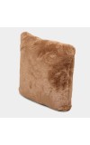 Home Beautiful Brown Velvet Cushion