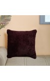 Home Beautiful Wine Velvet Cushion