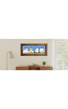 Hitech Sales Anukul Chandra Thakur Pariwar in One Religious Photo Frame (16.6 x 6.6 inches, Golden, Pvc Frame)