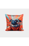 Home Beautiful Orange Polyester Cushion
