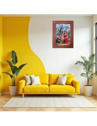 Lord Vishnu Mastya Avatar Photo Frame 13X17 Inch Religious Wall & Table Decor Frame | Lord Vishnu Mastya Avatar Spiritual Photo Frame For Home, Temple & Office (F18153X13X17)