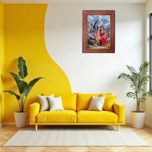 Lord Vishnu Mastya Avatar Photo Frame 13X17 Inch Religious Wall & Table Decor Frame | Lord Vishnu Mastya Avatar Spiritual Photo Frame For Home, Temple & Office (F18153X13X17)