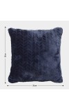 Home Beautiful Blue Velvet Cushion