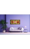 Lord Tirupati, Buddha, Jesus Photo Frame - 8x14 Inch Brown Wooden Frame | Hindu Gods Wall Decor For Home & Office