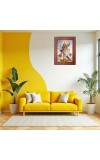 Mata Paravti Lord Ganesha Photo Frame 21X25 Inch Religious Wall & Table Decor Frame | Mata Paravti Lord Ganesha Spiritual Photo Frame For Home, Temple & Office (F18140X21X25)