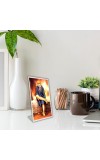 Car Desk/Table Top Shirdi Sai Baba Acrylic L-Style Photo Stand - 2.5x3.5 Inches, Compact And Stylish Spiritual Display (F6733)