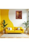 Lord Kartikeya Photo Frame Religious Wall & Table Decor Frame | Lord Kartikeya Spiritual Photo Frame For Home, Temple & Office | Decorative Hindu God & Goddess Frame (Pack Of 1) (F18135