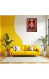 Lord Krishna Photo Frame 21X25 Inch Religious Wall & Table Decor Frame | Lord Krishna Spiritual Photo Frame For Home, Temple & Office | Decorative Hindu God & Goddess Frame (Pack Of 1) (F18097)