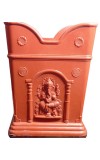 Plastic Tulsi Pot for Home | Durable & Weatherproof | Traditional Planter for Holy Basil (Tulsi) | Indoor & Outdoor Use | Decorative Plant Pot (Small)