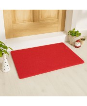 Hitech Sales, Premium Non-Slip Door Mat for Indoor & Outdoor Use – Water-Absorbent and Easy to Clean (RED)