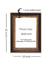 8x10 Inch Blank Photo Frame for Wall Decoration | Photo Frame for Home & Office Decor | Picture Frame for Table or Wall Display | Stylish Frame for Photos, Memories & Gifts