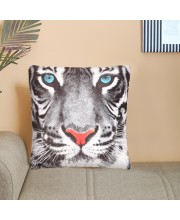 Home Beautiful Black Microfiber Cushion