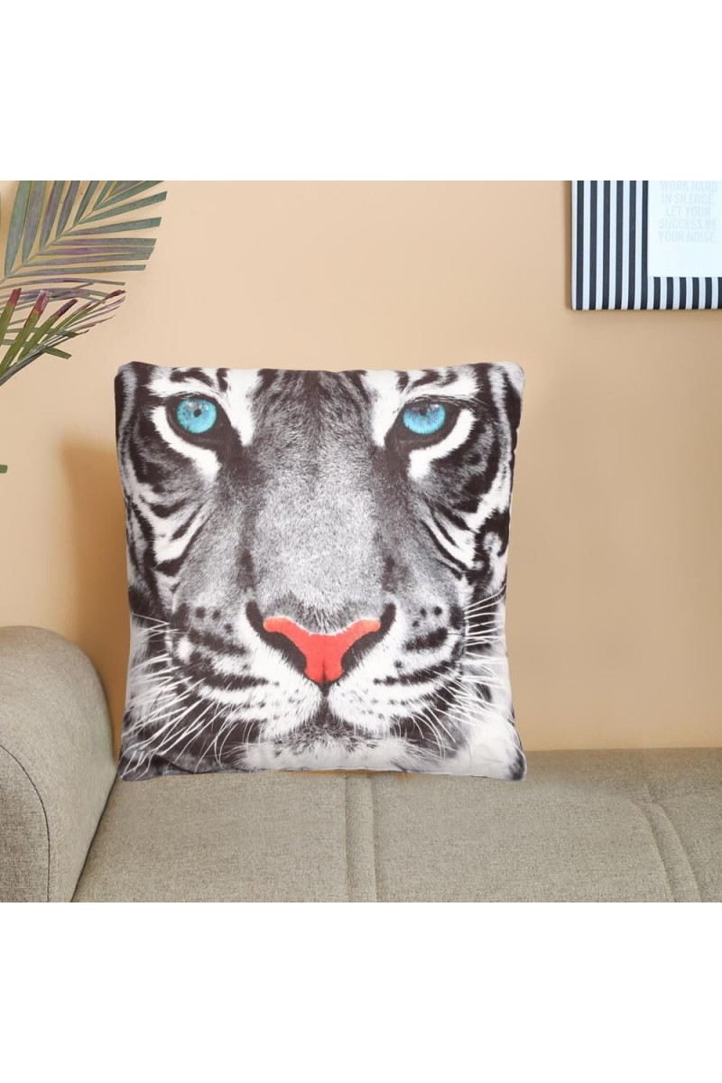 Home Beautiful Black Microfiber Cushion