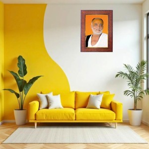 Adi Shankaracharya Photo Frame Religious Wall & Table Decor Frame | Adi Shankaracharya Spiritual Photo Frame For Home, Temple & Office | Decorative Hindu God & Goddess Frame (Pack Of 1)