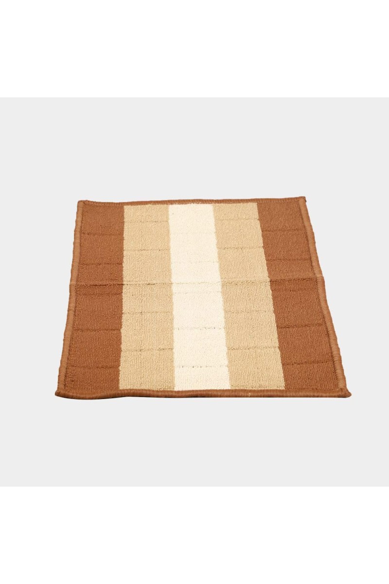 Home Beautiful Anti-Skid Brown Polyester Door Mat