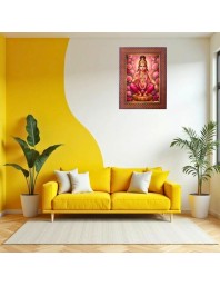 Lord Hanuman Photo Frame 17X21 Inch Religious Wall & Table Decor Frame | Lord Hanuman Spiritual Photo Frame For Home, Temple & Office | Decorative Hindu God & Goddess Frame (Pack Of 1) (F18218)