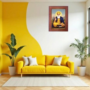 Guru Gobind Singh Ji Photo Frame 17X21 Inch Religious Wall & Table Decor Frame | Guru Gobind Singh Ji Spiritual Photo Frame For Home, Temple & Office (F18244X17X21)