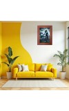 Lord Ayyapan Photo Frame Religious Wall & Table Decor Frame | Lord Ayyapan Spiritual Photo Frame For Home, Temple & Office | Decorative Hindu God & Goddess Frame (Pack Of 1) (F18214)