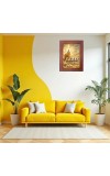 Maa Lalita Photo Frame 17X21 Inch Religious Wall & Table Decor Frame | Maa Lalita Spiritual Photo Frame For Home, Temple & Office | Decorative Hindu God & Goddess Frame (Pack Of 1) (F18118)